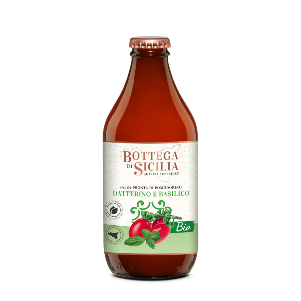 Tomatensoße, Salsa, Flasche, Bio, Tomaten