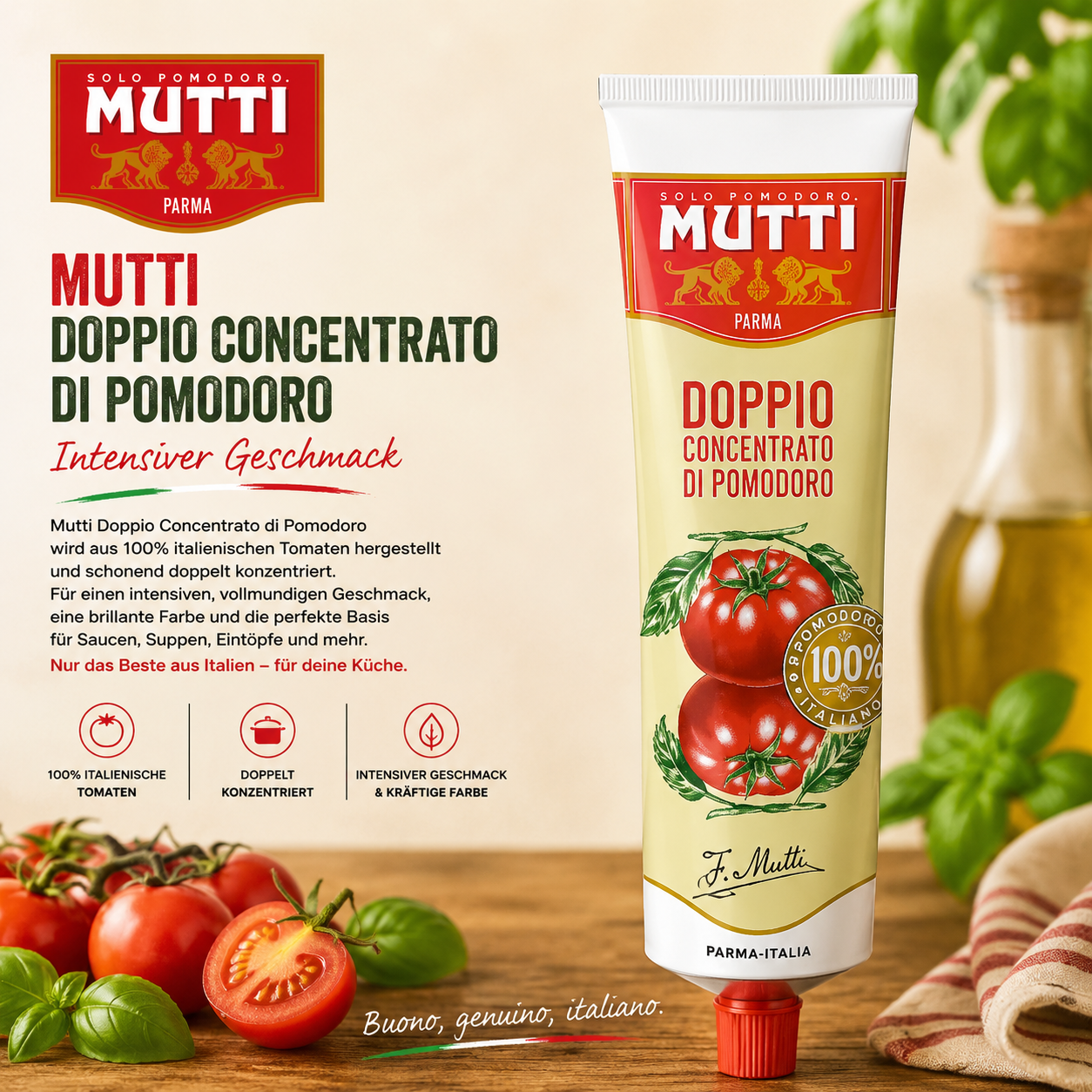 Tomate, Tomatenpesto?, Tomatenkonzentrat, Tomatensauce, Italienisch