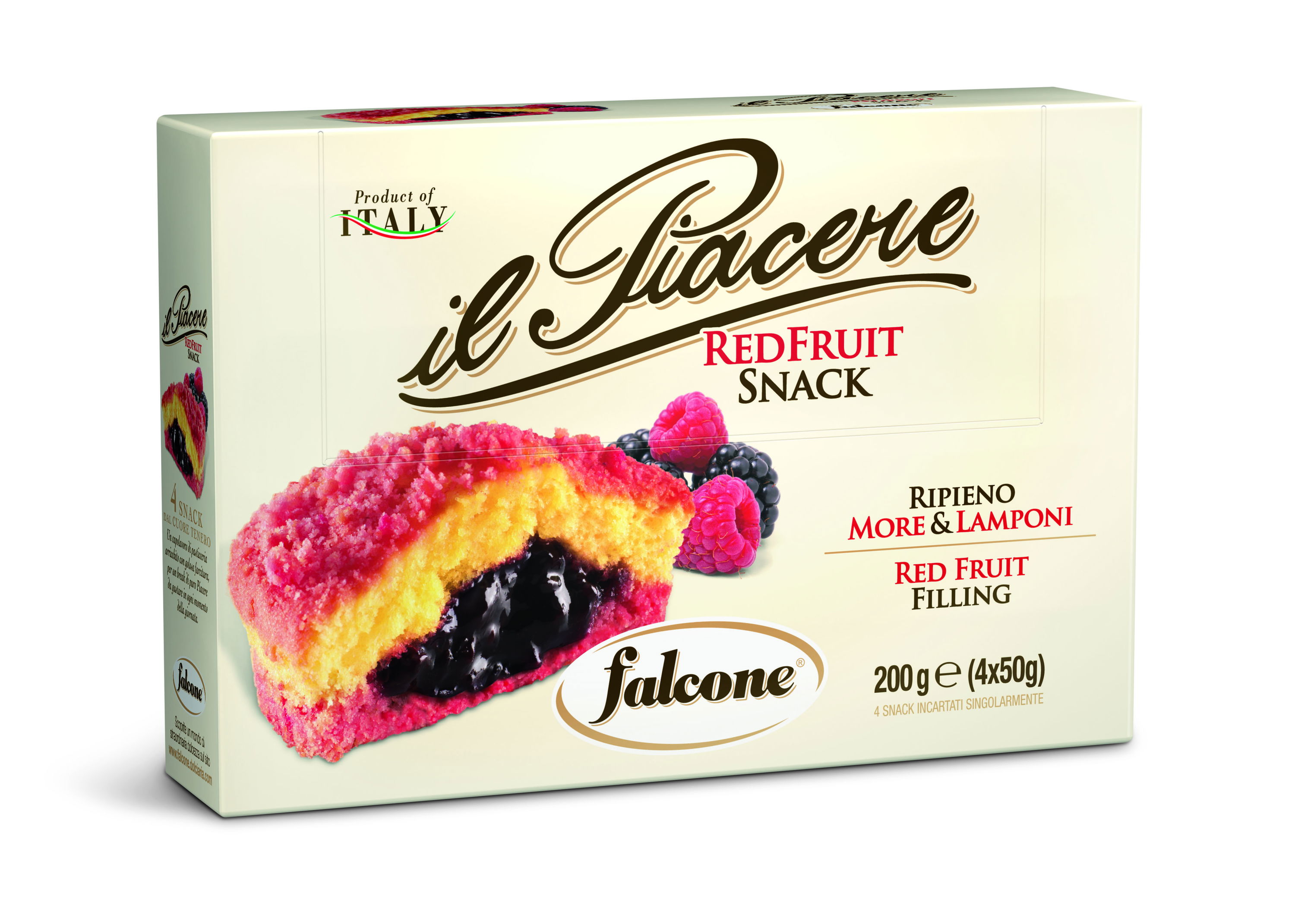 Piacere Red Fruit Snack 240g | Falcone
