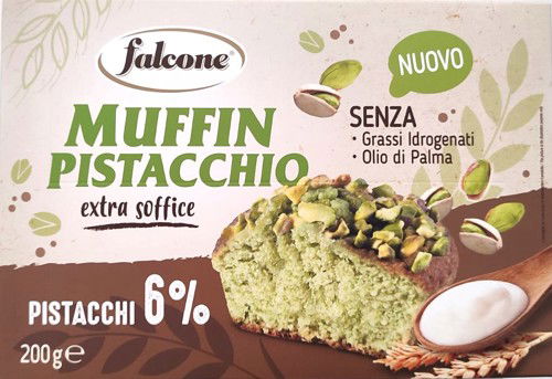 Muffin Pistazien extra soft Muffin 200g 4x50g | Falcone