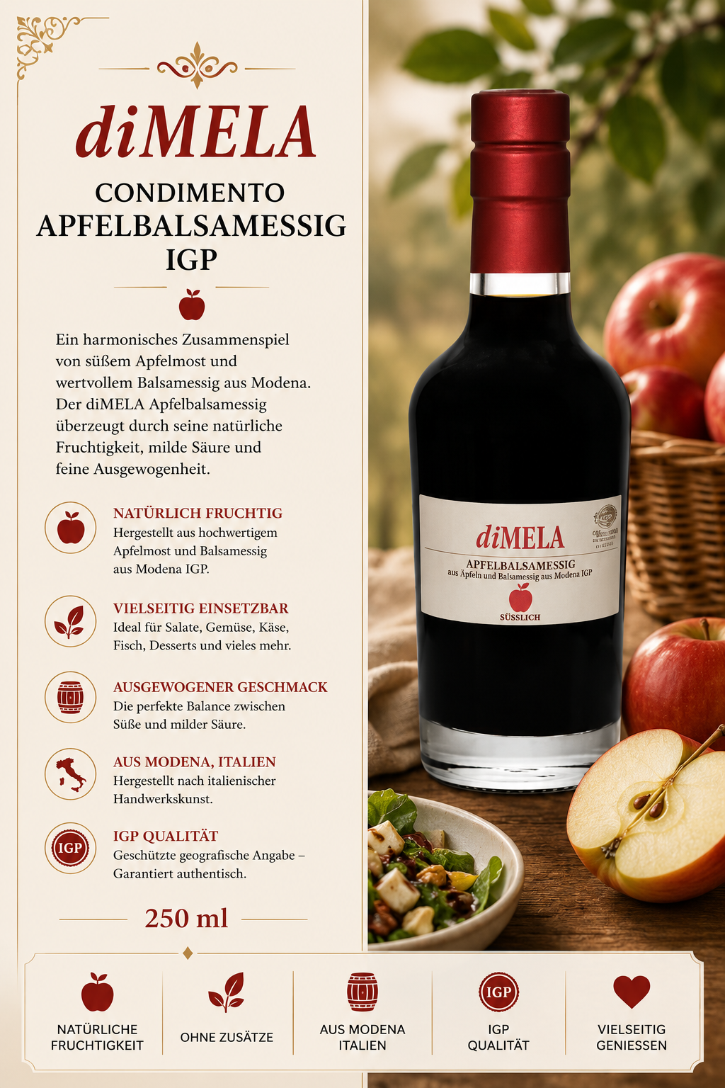 Apfelbalsam, Essig, Balsamessig, IGP, Modena