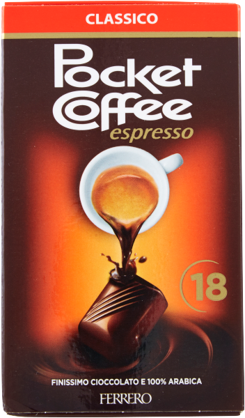 Pocket Coffee espresso Cioccolato Box 225g /Ferrero