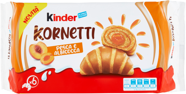 Croissants Kinder Cornetti Pesca Albicocca 252g | Ferrero