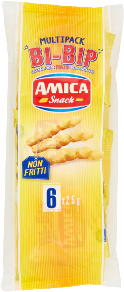 BI-BIP Maissnack mit Käsegeschmack 150g Multipack/Amica Chips