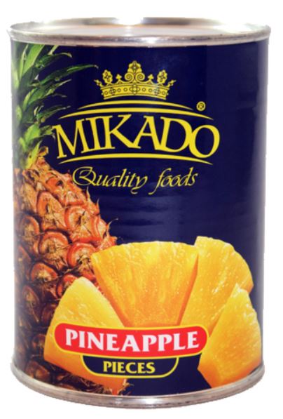 Ananas Stücke 580ml | Mikado