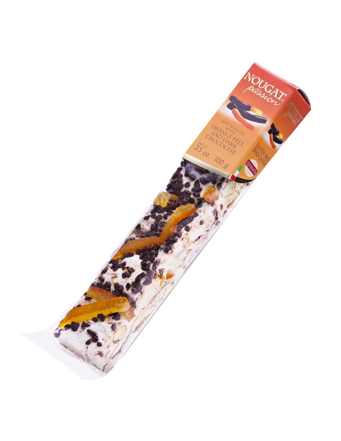 Nougat mit Orange und Zartbitter 100g/Quaranta