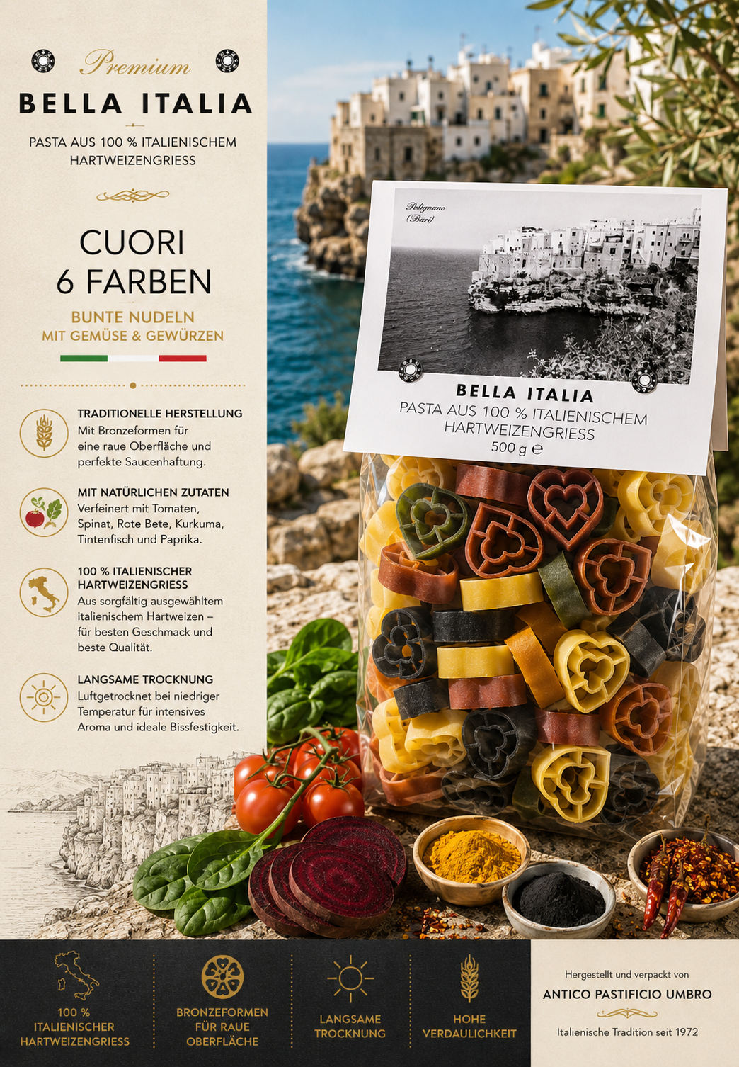 Pasta, Multicolor, Farben, Paket, Italienische Nudeln