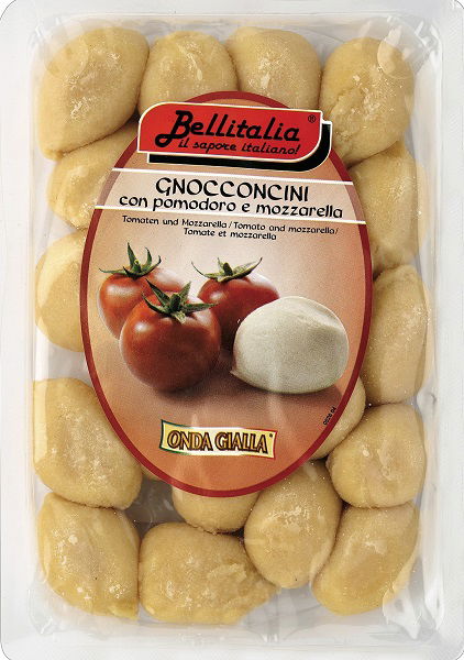 Gnocconcini Kartoffelklößchen Tomaten und Mozzarella | Bellitalia
