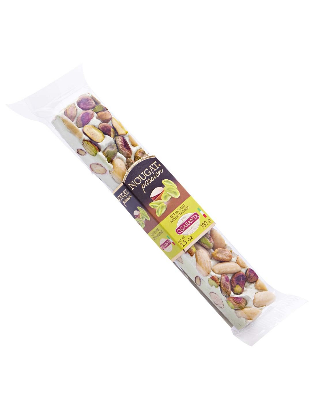 Nougat mit Pistazien 100g | Quaranta