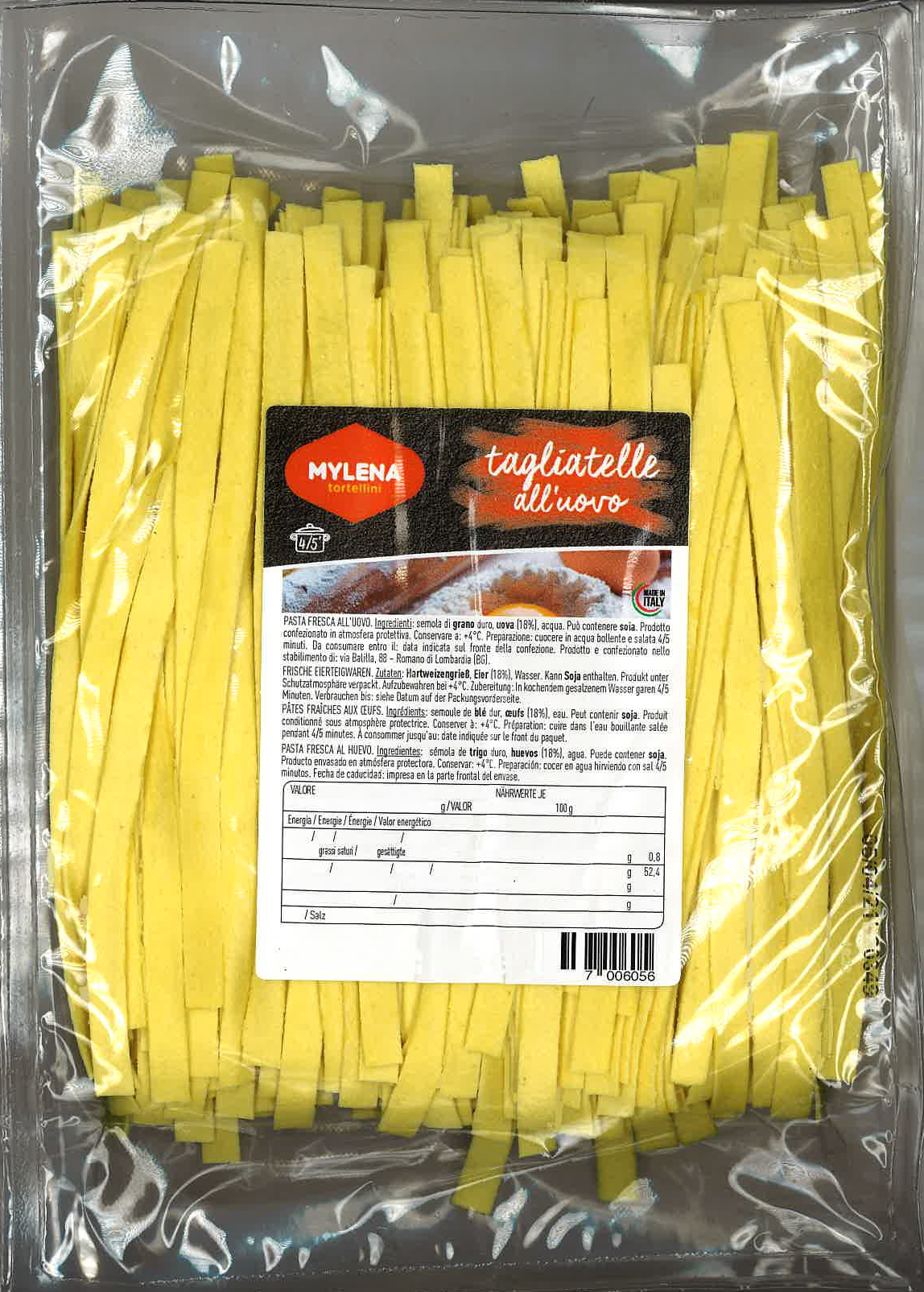 Tagliatelle all´ uovo, mit Ei/Mylena