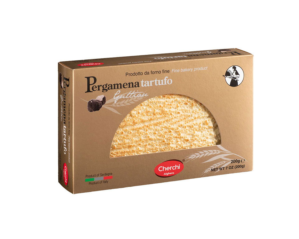 Pergamena di Pane Guttiau mit Trüffel 200g | Cherchi