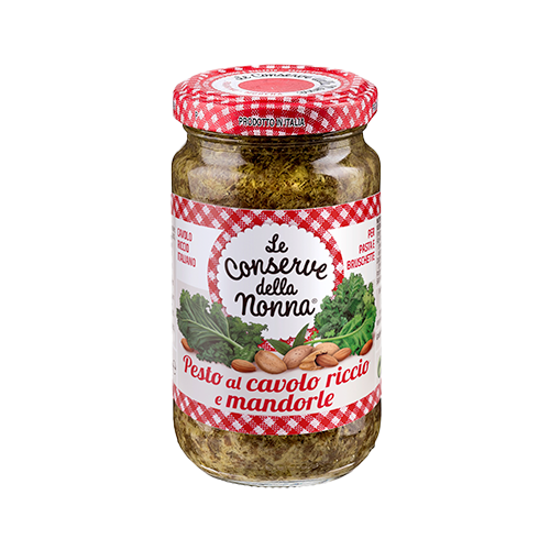  Pesto aus Grünkohl und Mandeln 190g | Le Conserve della Nonna