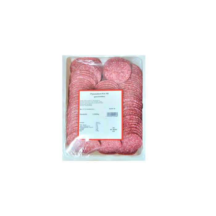 Pizza Salami Kal 55 geschnitten Grilli