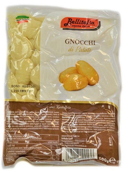 Gnocchi di patate 500g | Bellitalia