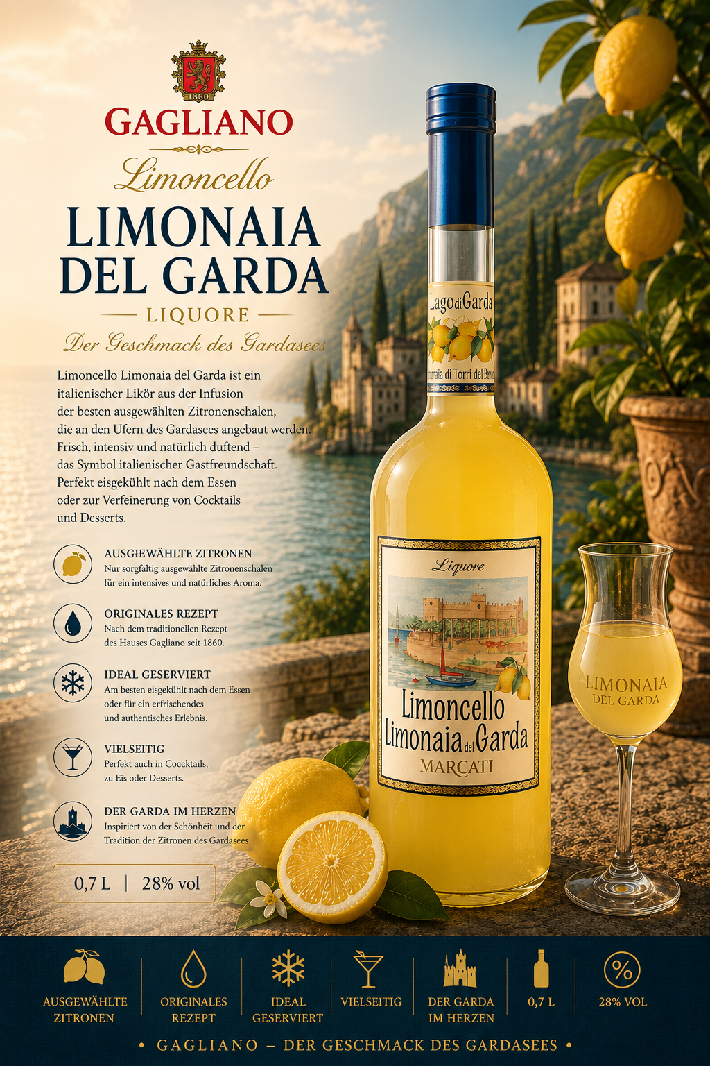 Limoncello, Likör, Zitrone, Limonada?, Limonena?