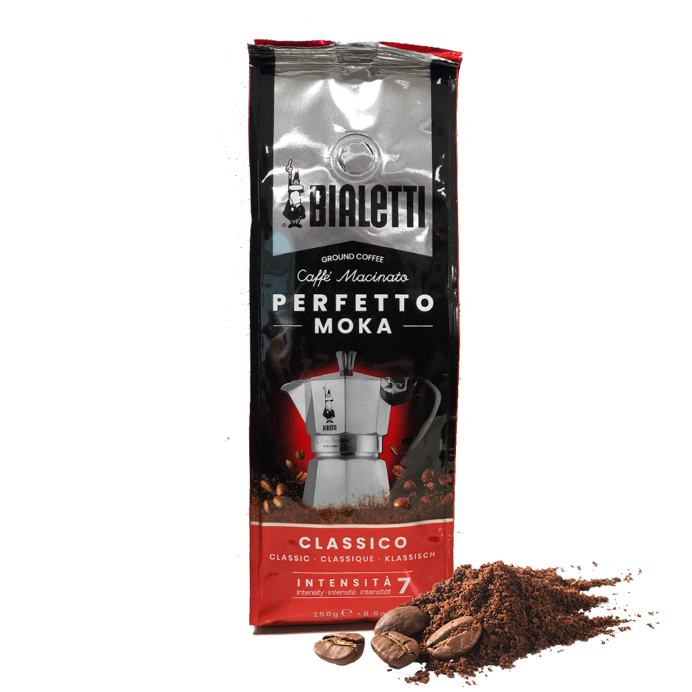 Caffé Perfetto Klassisch gemahlen in Beutel 250g/Bialetti