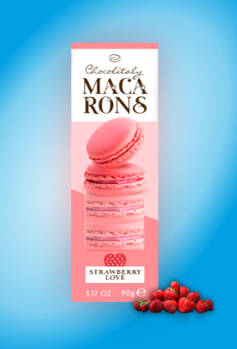 Macarons Erdbeere Love 90g | Chocolitaly