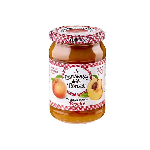 Confettura extra di pesche Pfirsichkonfitüre 330g | Le Conserve della Nonna