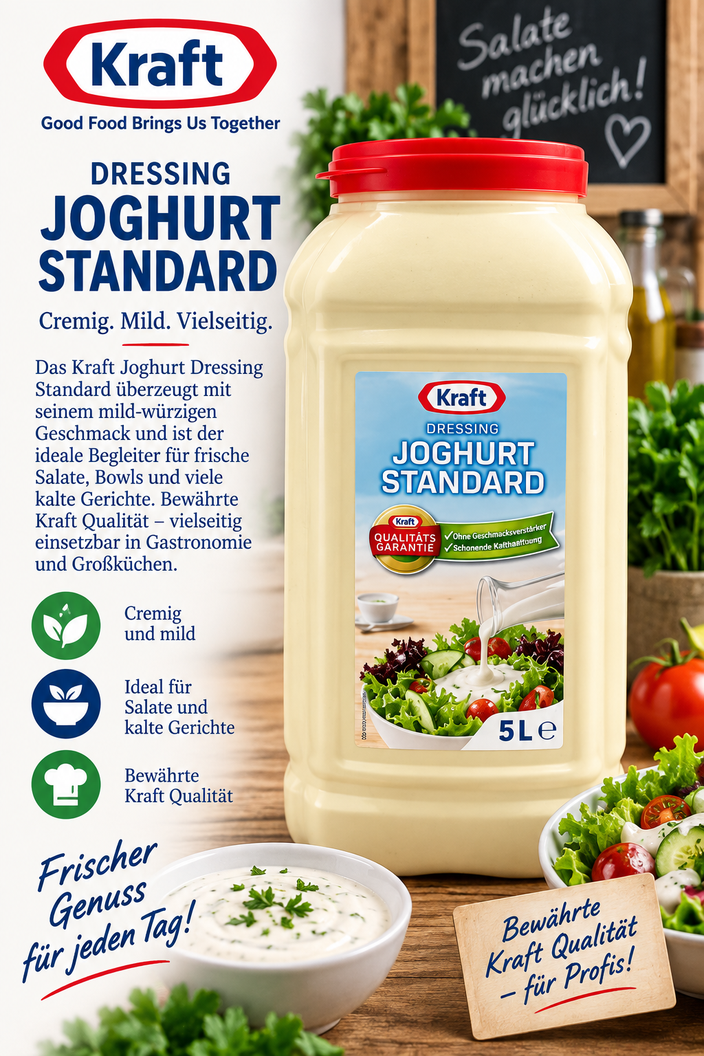 Dressing, Joghurt, Standard, Kraft, Salatdressing