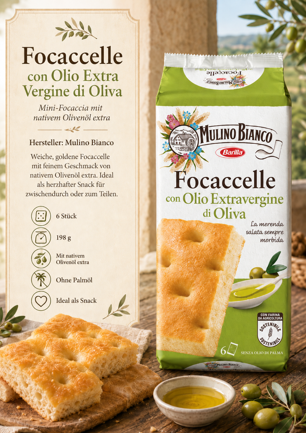 Focaccelle, Olivenöl, Focaccia, Mehlspeise, Snack