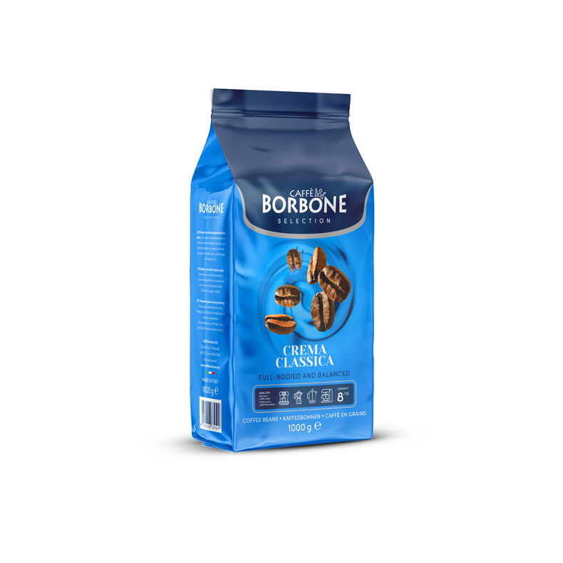 Selection Crema Classica Blu 1Kg ganze Bohnen | Caffé Borbone