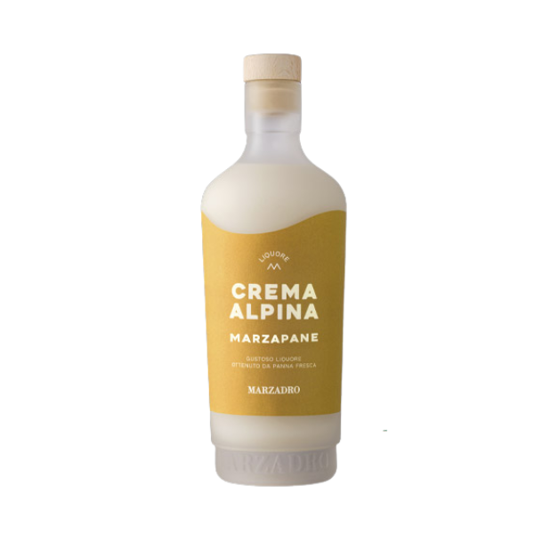 Likör, Crema Alpina, Marzipan, Schnaps, Flasche