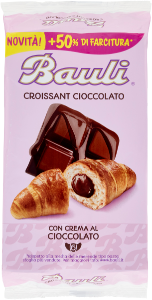 Croissants Cornetti mit Schokocremenfüllung in 6er Pack 300g| Bauli