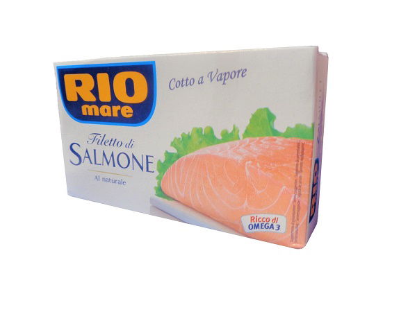 Filetti di salmone al naturale gedämpft 125g | Rio Mare
