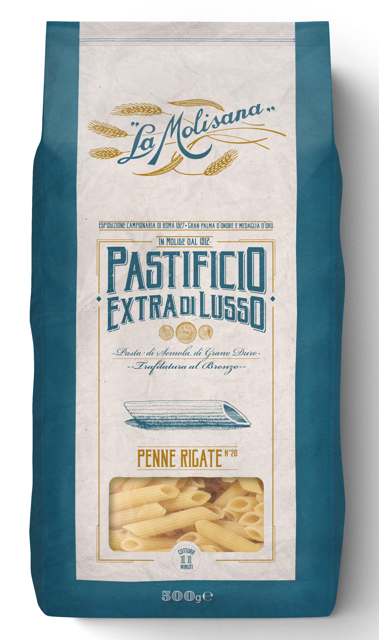 Extra di Lusso Penne Rigate nr 20  500 g/Molisana