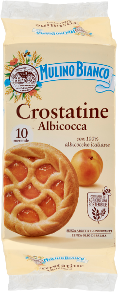 Crostatine mit Aprikosenmarmelade 10 Stk 400g | Mulino Bianco