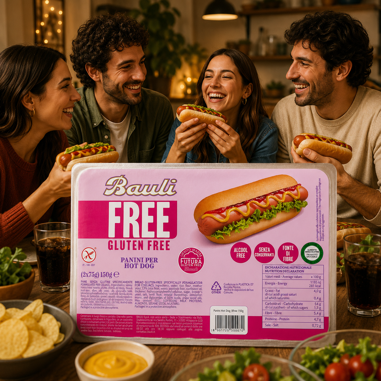 hot dog, glutenfrei, sandwich, verpackung, lebensmittelverpackung