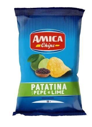 Patatine Chips Lime e Pepe 100g | Amica
