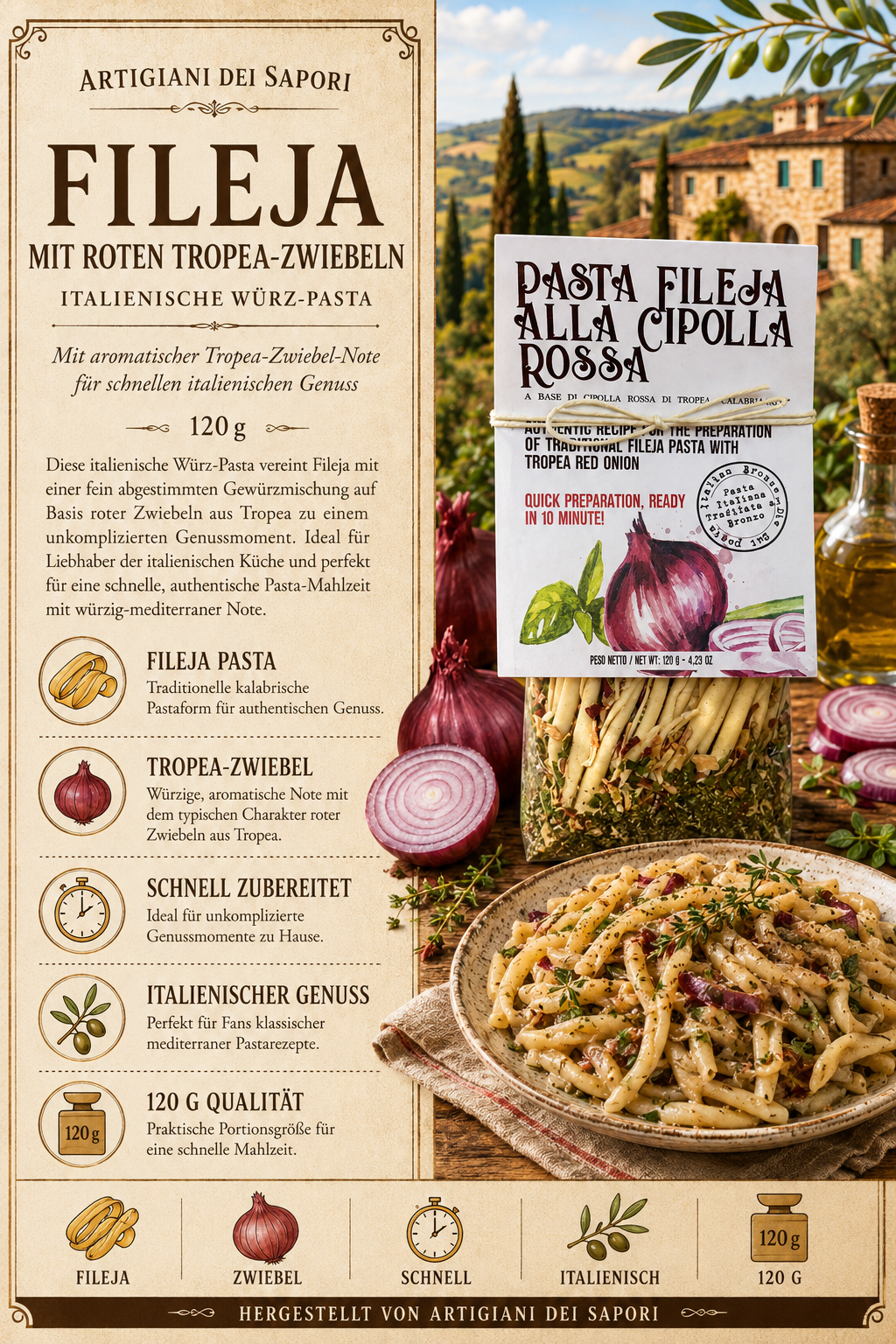 pasta, fileja, trocka-zwiebel?, onion, italienische wfcrz-pasta