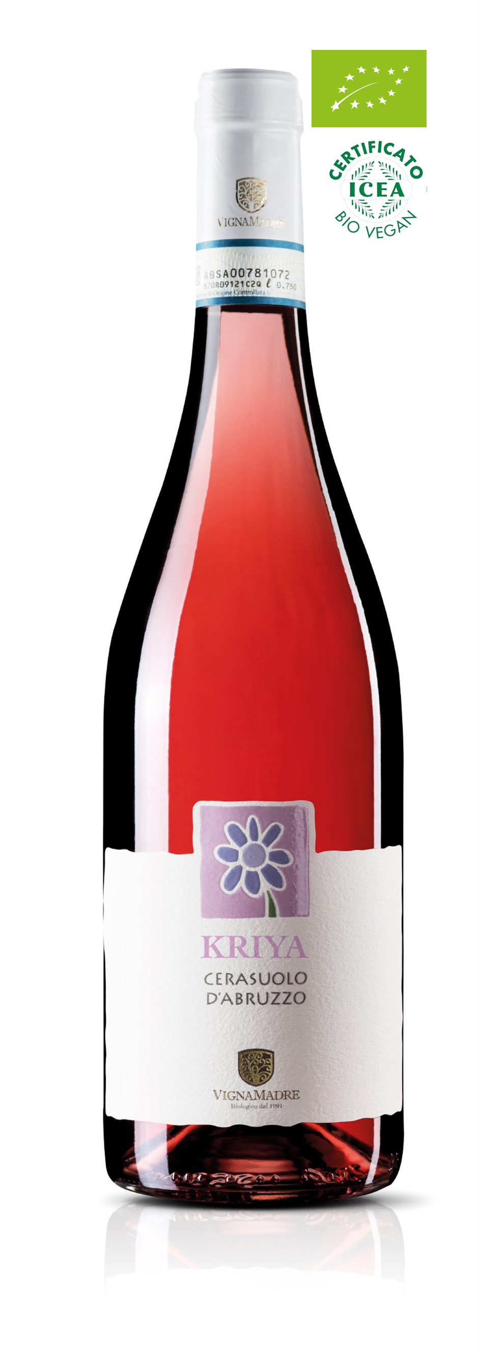 Cerasuolo d Abruzzo DOC BIO Kriya 0,75l 13% - 2022 | Vigna Madre