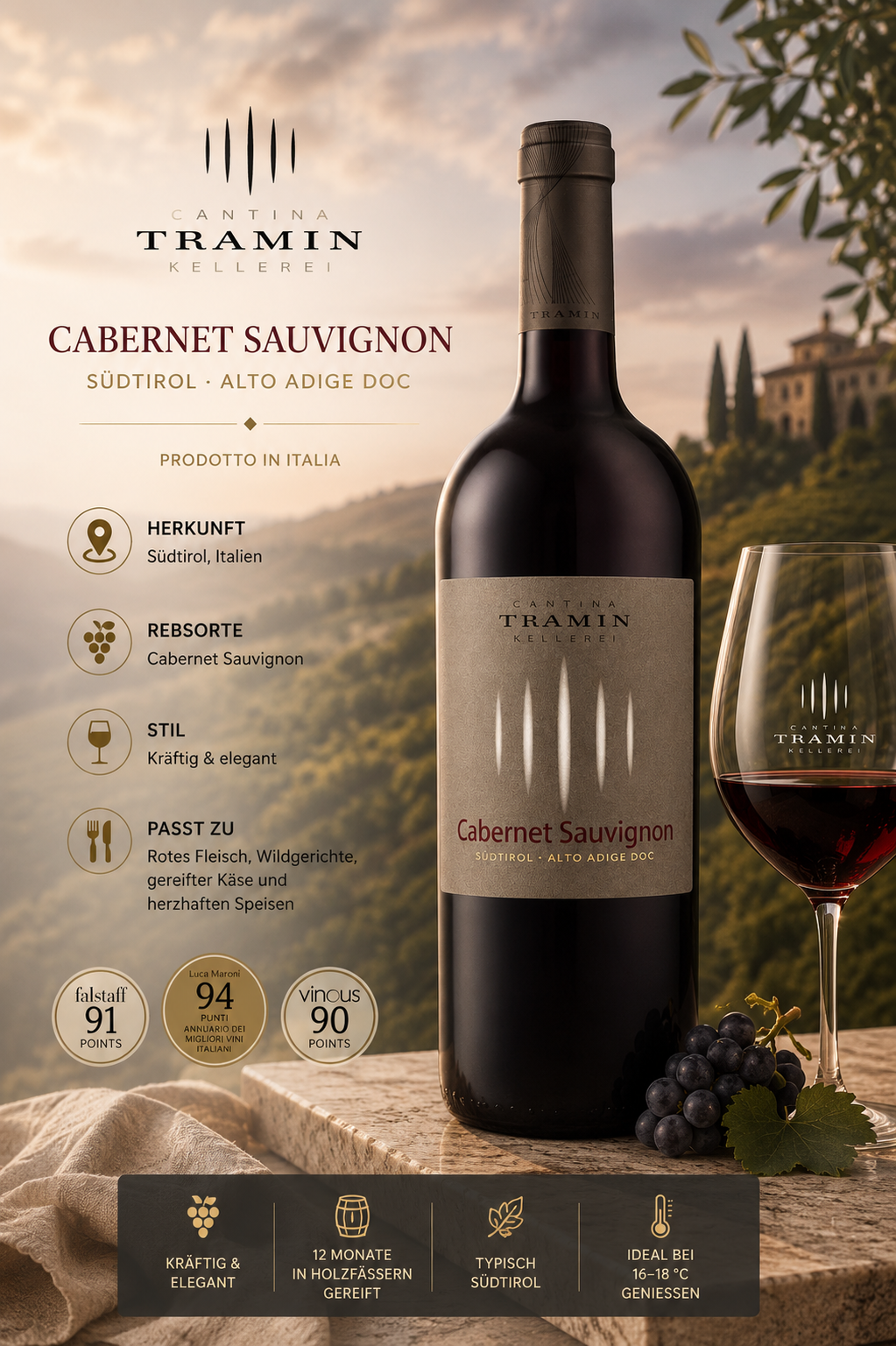 wein, cabernet sauvignon, flasche, glas, etikett