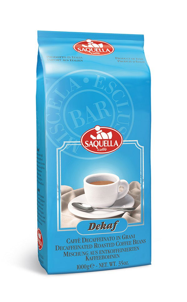 Caffe Entkoffeiniert 1 Kg ganze Bohnen | Saquella