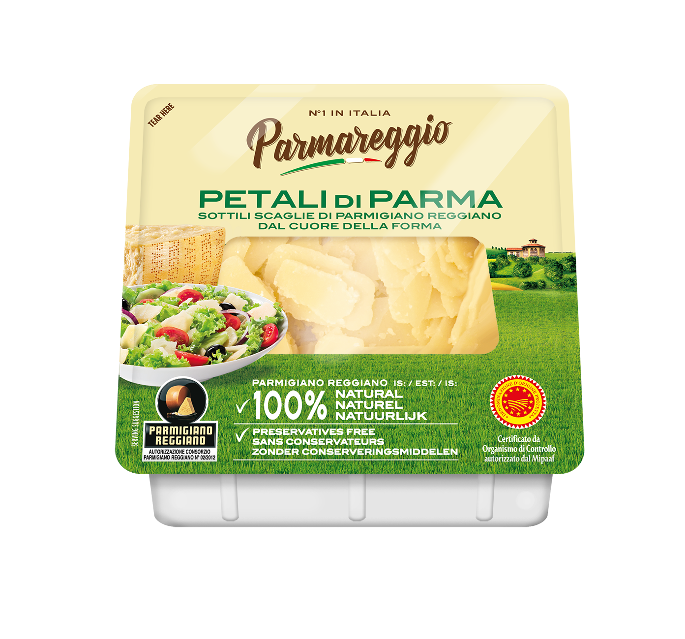 Parmigiano Reggiano Petali di Parma Blütenblätter 80 g / Parmareggio
