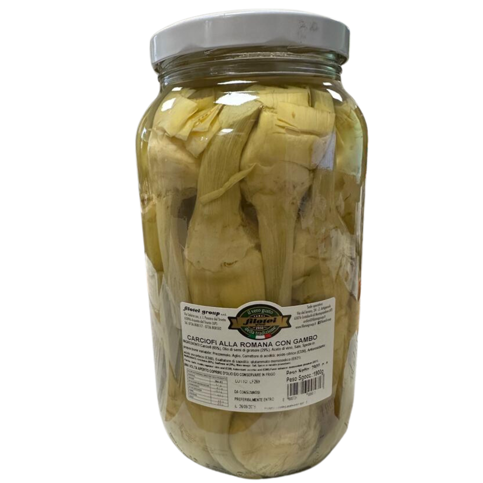 Carciofi alla Romana con Gambo 2.9Kg | Filotei