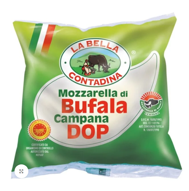 Mozzarella di Bufala 125g La Bella Contadina / Brimi 