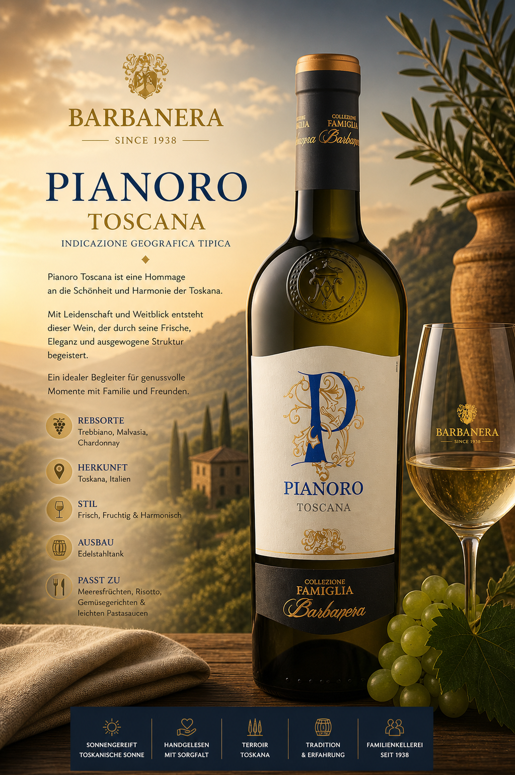 Wein, Pianoro, Toscana, Barbanera, Collezione Famiglia