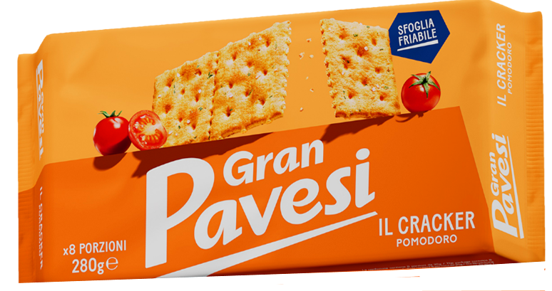 Cracker Tomaten & Käse 280g | Gran Pavesi