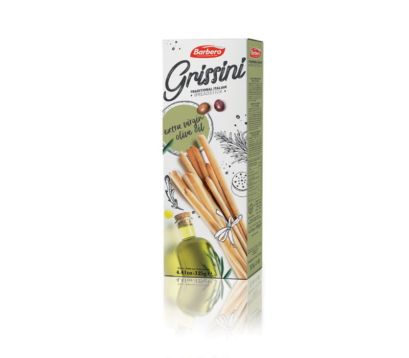 Grissini Traditional Olivenöl 125g | Barbero