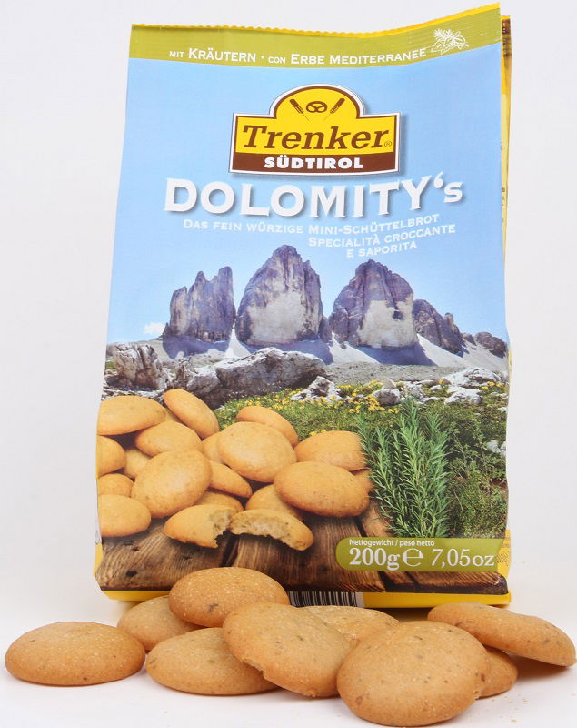 Dolomity's Mini Schüttelbrot mit Kräutern 200g | Trenker Südtirol