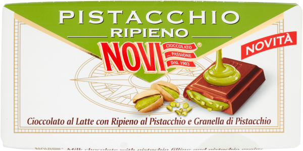 Schokoladetafel mit Pistazien 105g | Novi