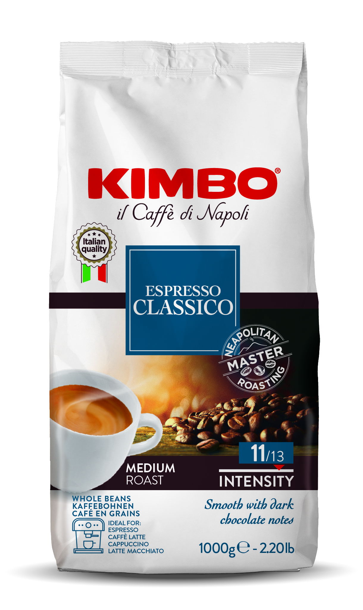 Caffe Espresso Classico ganze Bohnen 1Kg | Kimbo