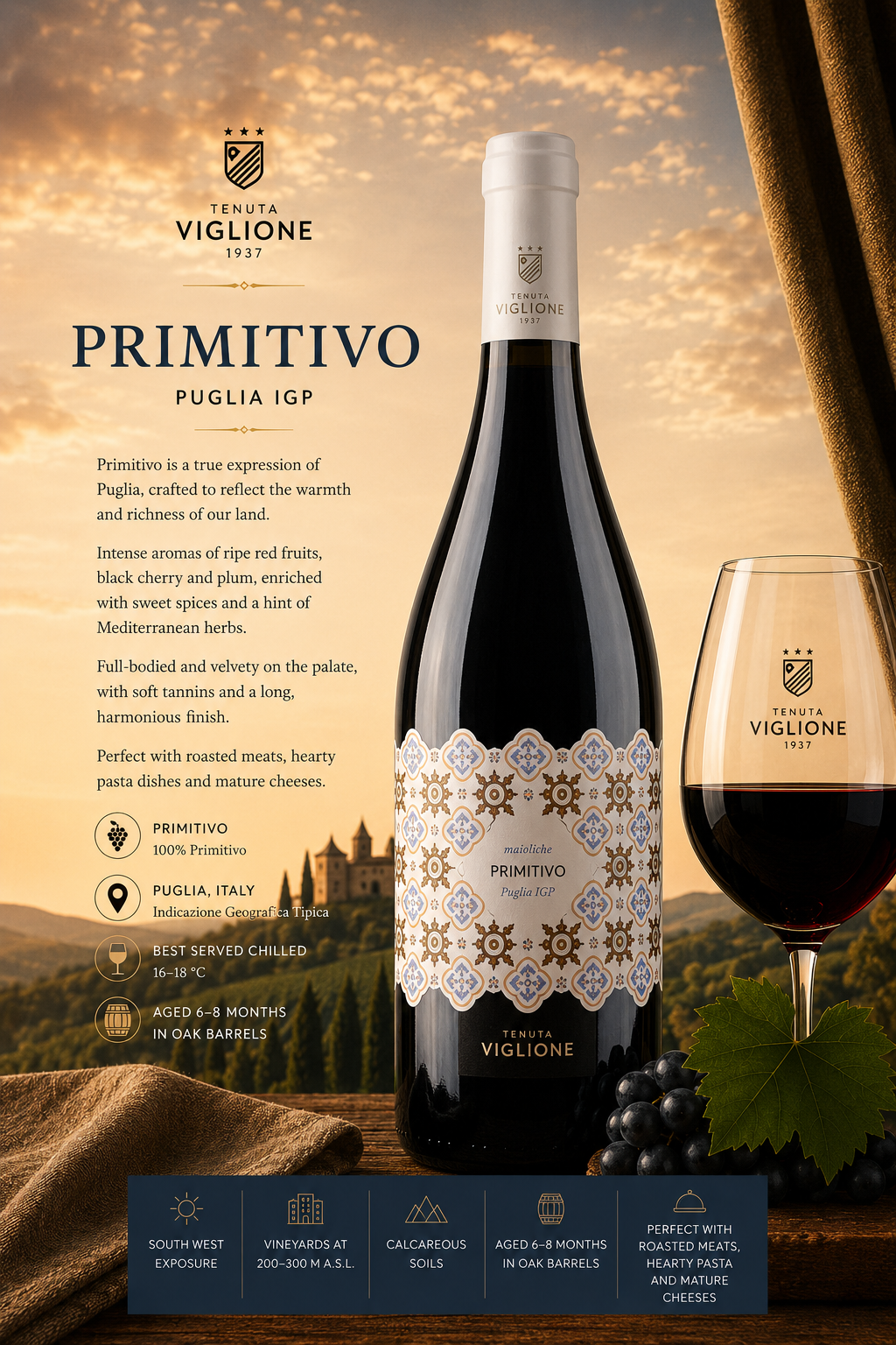 wein, rotwein, primitivo, puglia, flasche