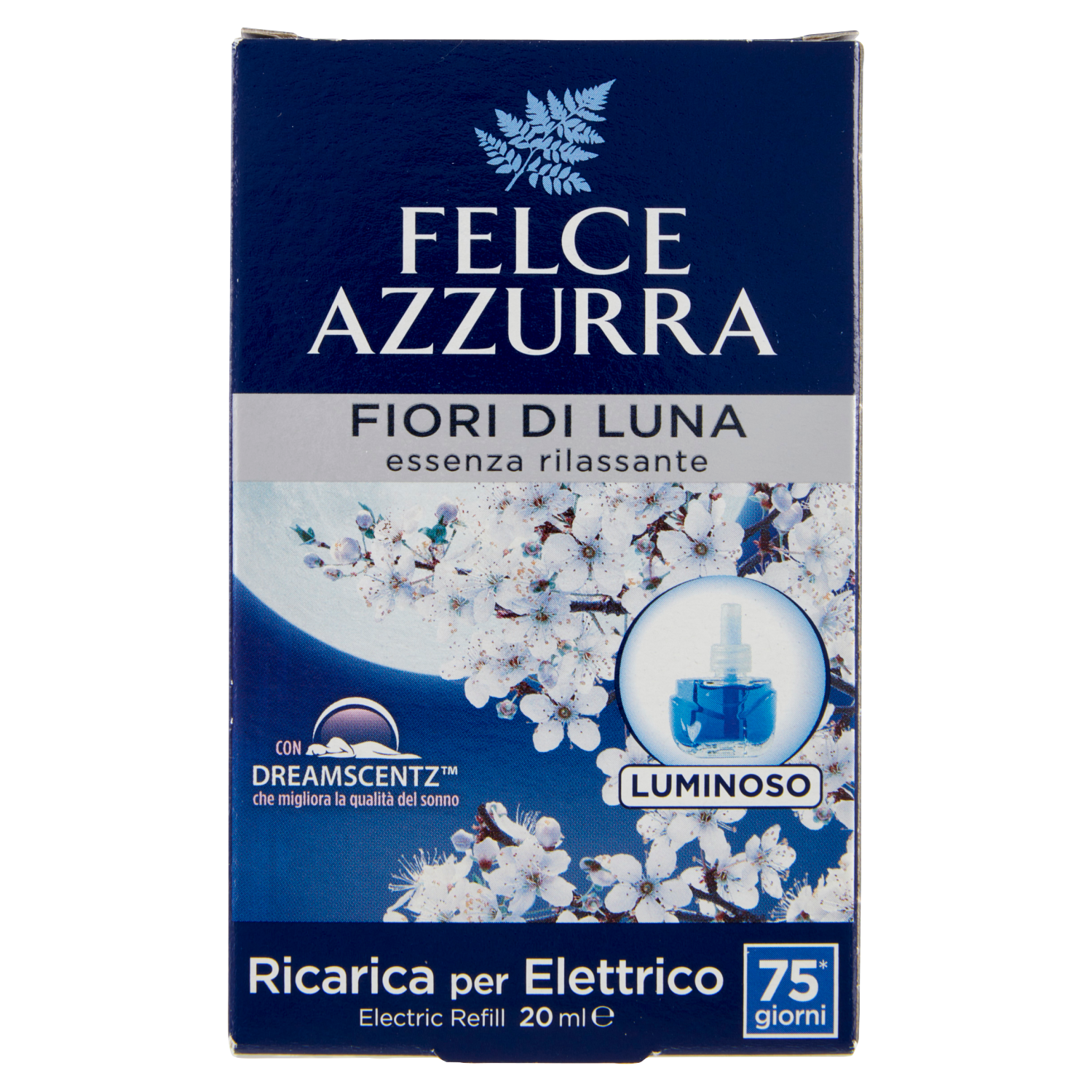 Ricarica per Elettrico Nachfullpack  für Elektrischer Raumduft  Fiori di Luna 75 Tage/Felce Azzurra 