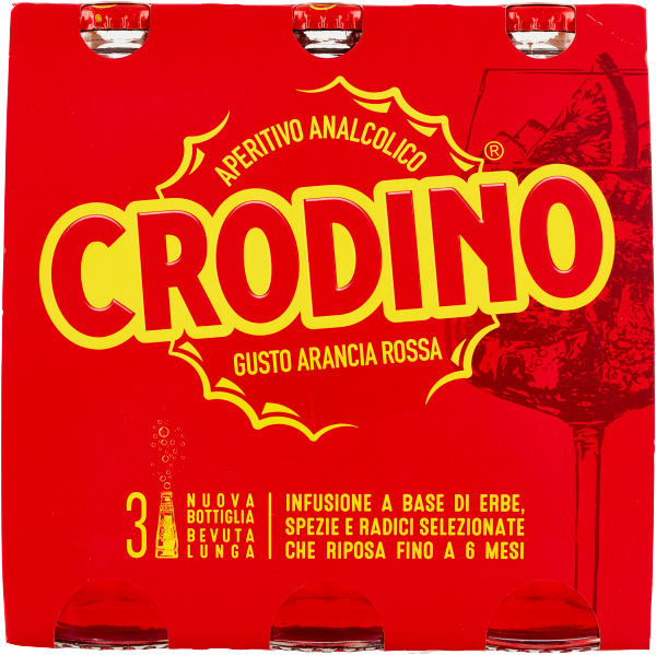 Crodino mit Rotorangen Geschmack    3 x 17,5cl | DCM