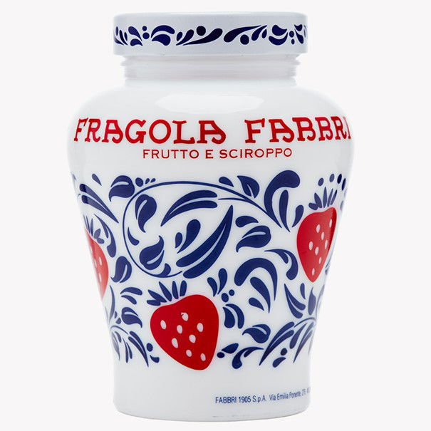 Erbeere Frucht + Sirup in Amphora 230g | Fabbri