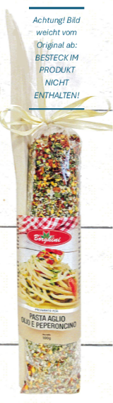 Aglio Olio und Peperoncino Gewürzmischung 100g.| Borghini